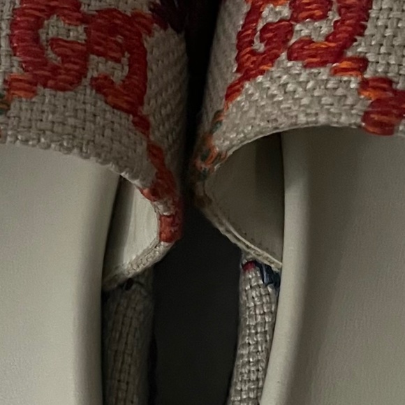 Psychedelic Multicolor Gucci Platform Sandals - Picture 1 of 6